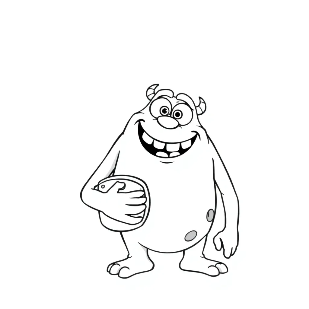 Monsters Inc coloring page