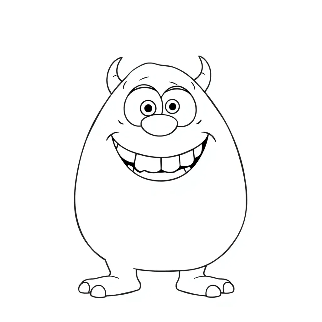 Monsters Inc coloring page
