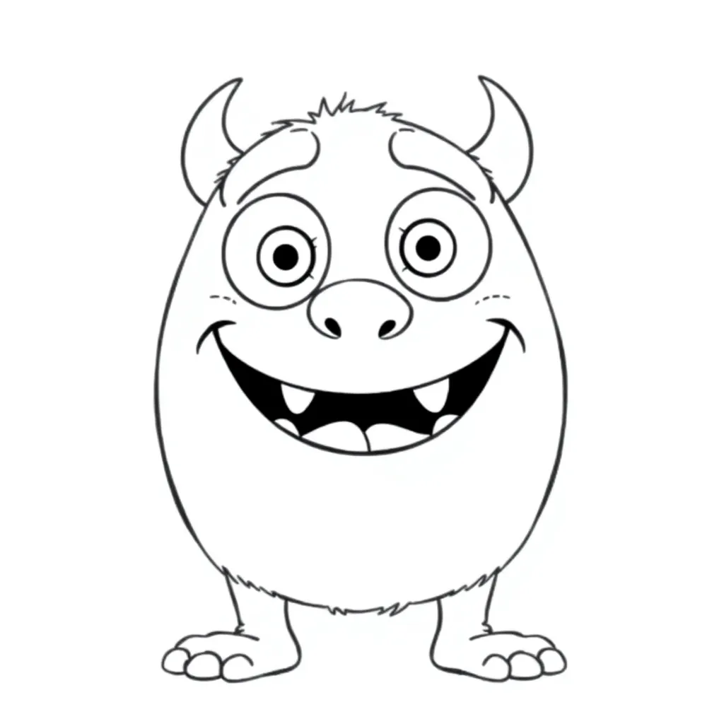 Monsters Inc coloring page