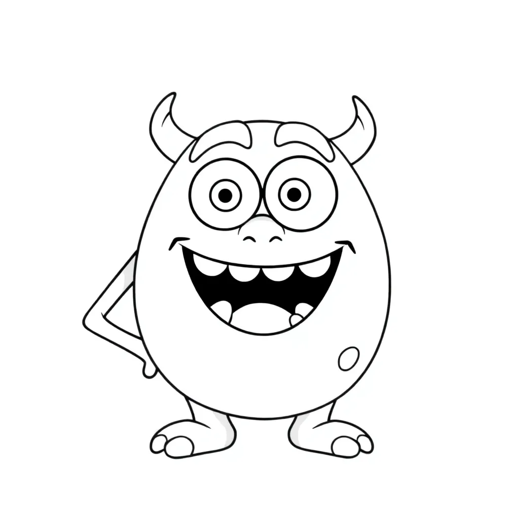 Monsters Inc coloring page