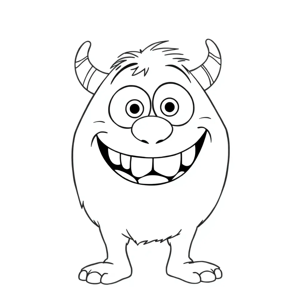 Monsters Inc coloring page