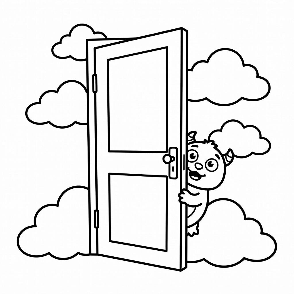 Monsters Inc coloring page