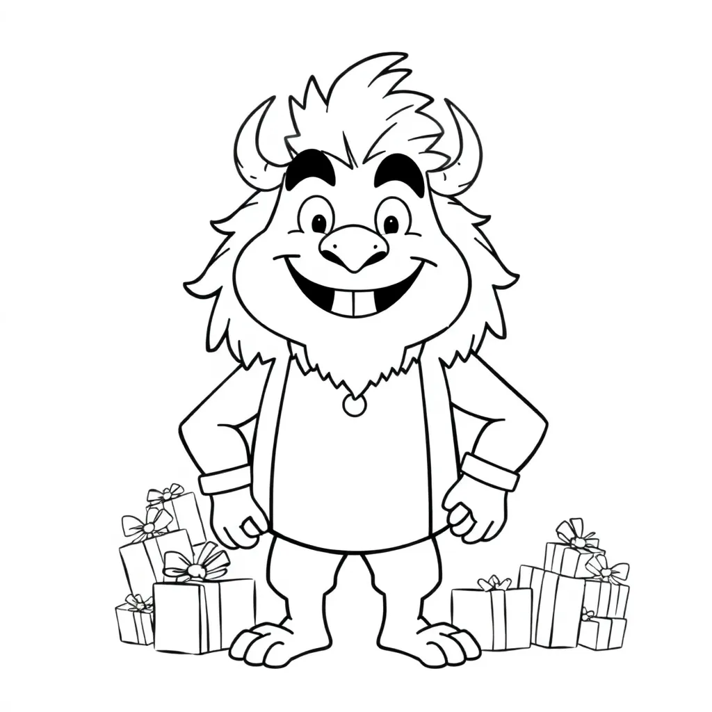 Mr Beast coloring page