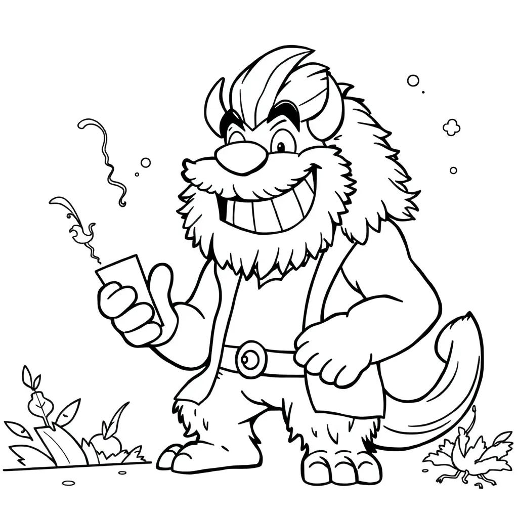 Mr Beast coloring page