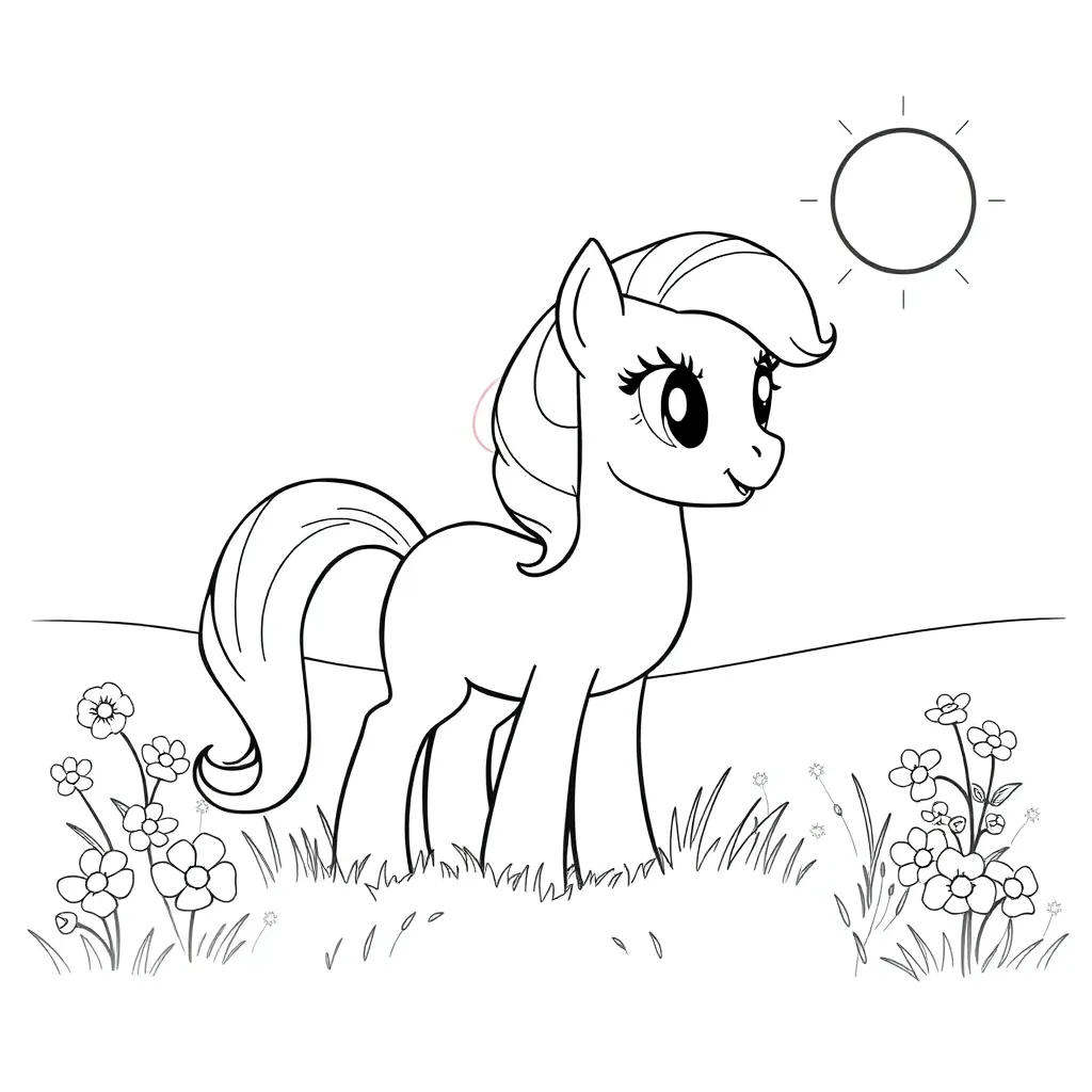 My Little Pony coloring page