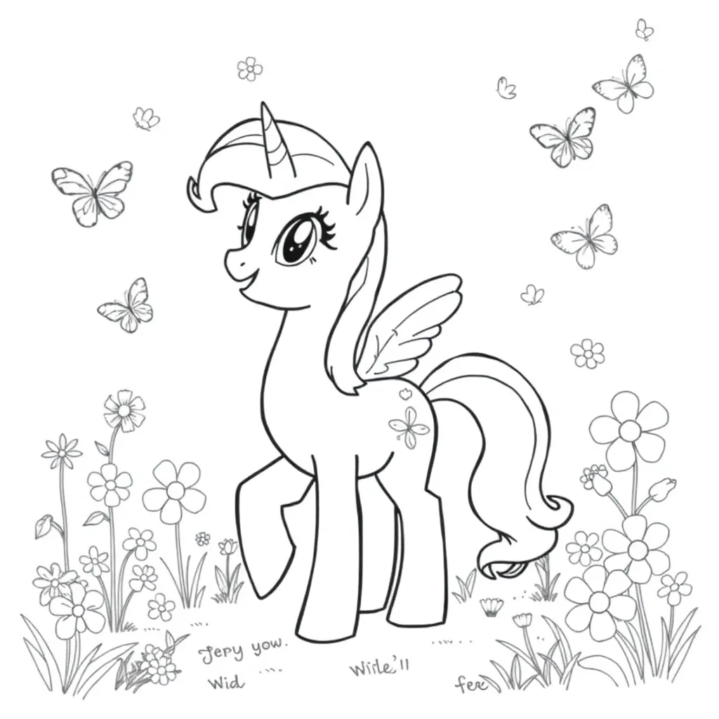 My Little Pony coloring page