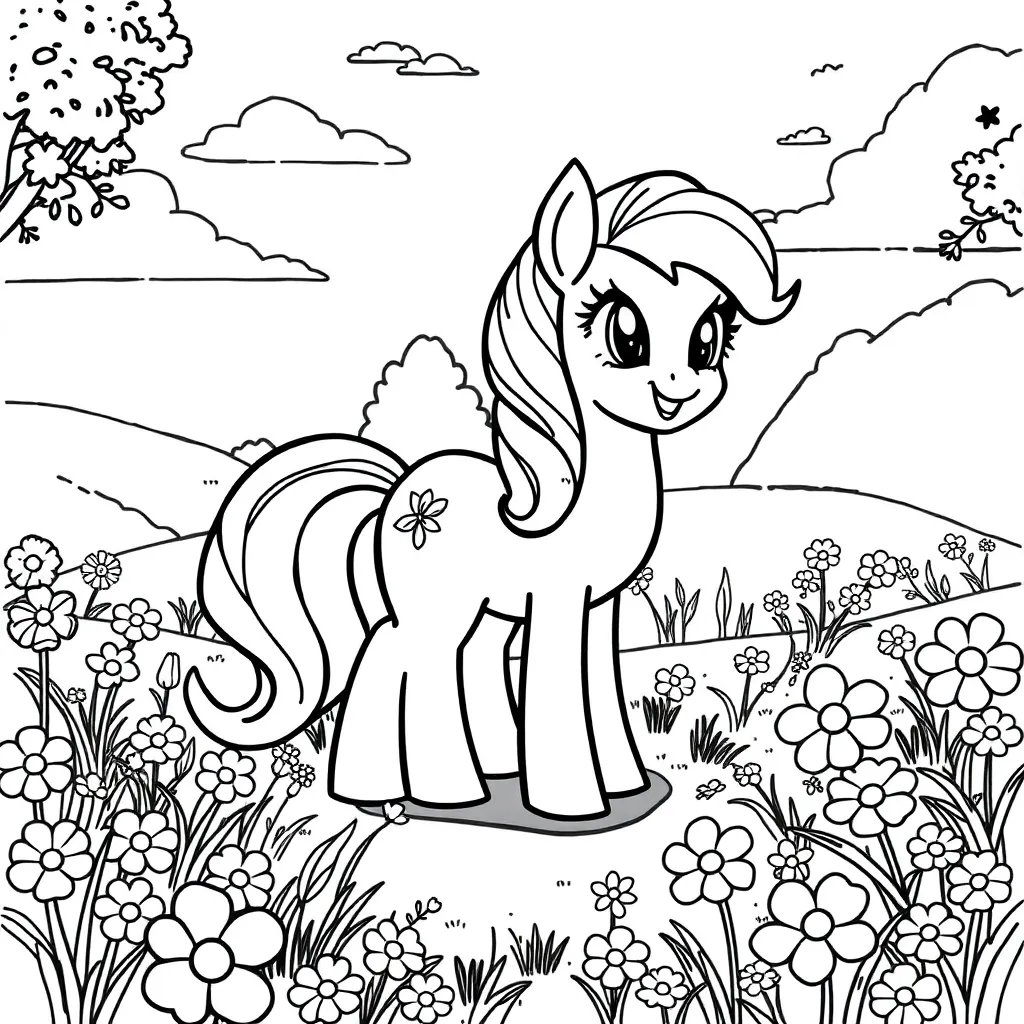 My Little Pony coloring page