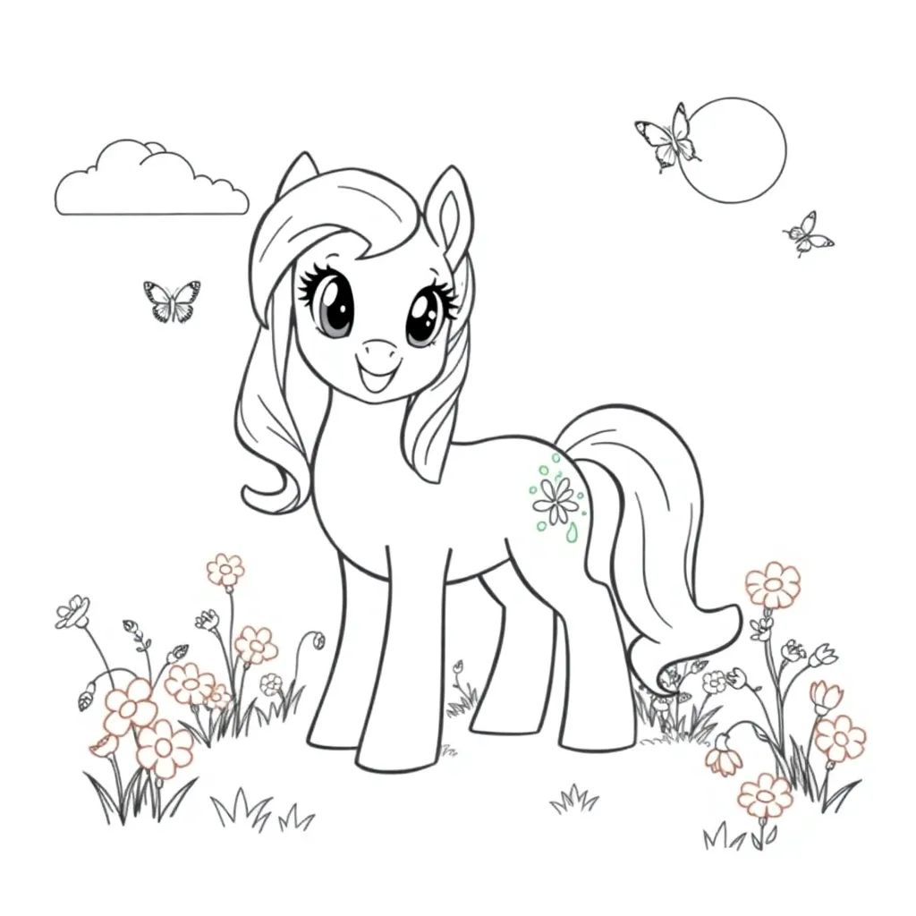 My Little Pony coloring page