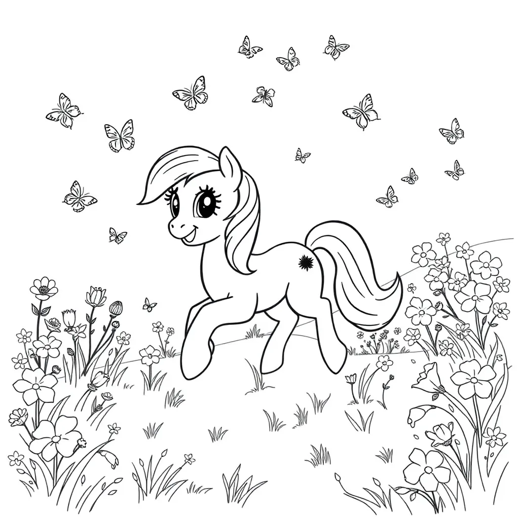 My Little Pony coloring page