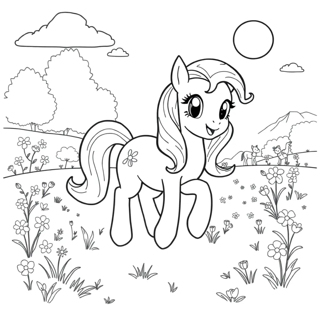 My Little Pony coloring page