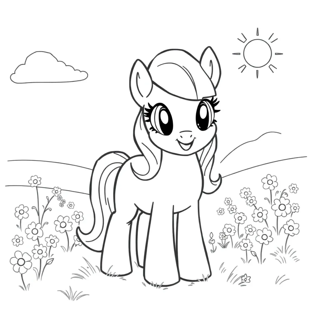 My Little Pony coloring page