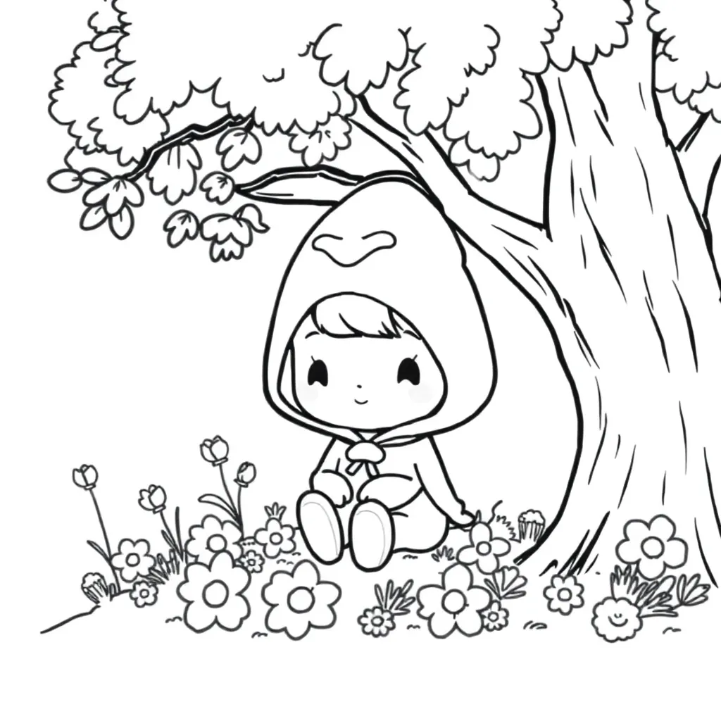 My Melody coloring page