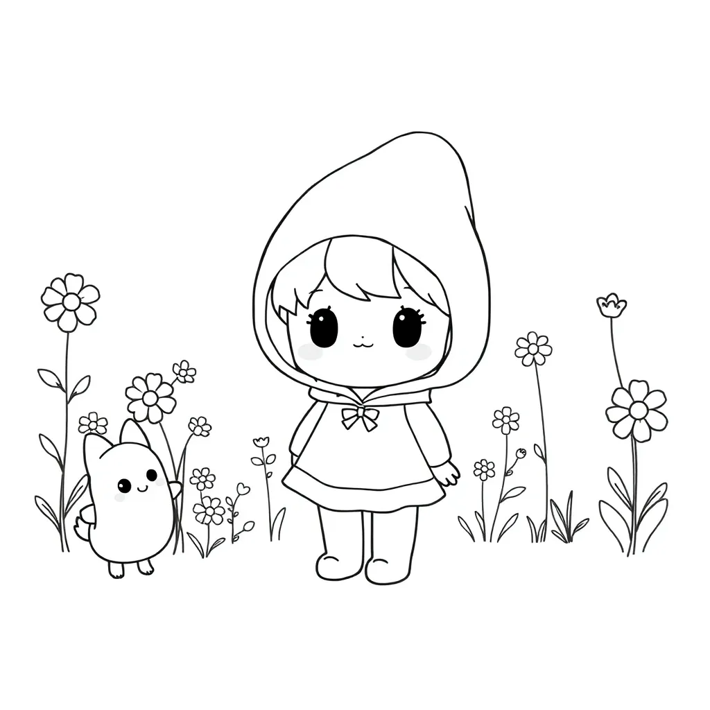 My Melody coloring page