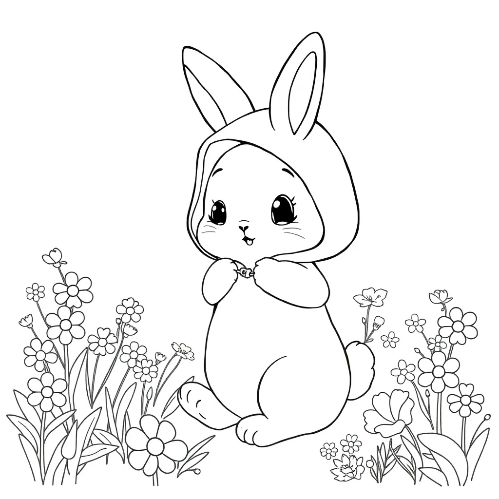 My Melody coloring page