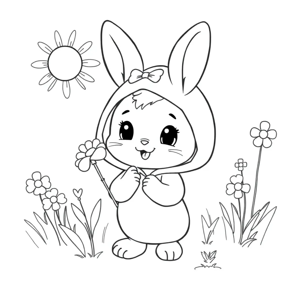 My Melody coloring page