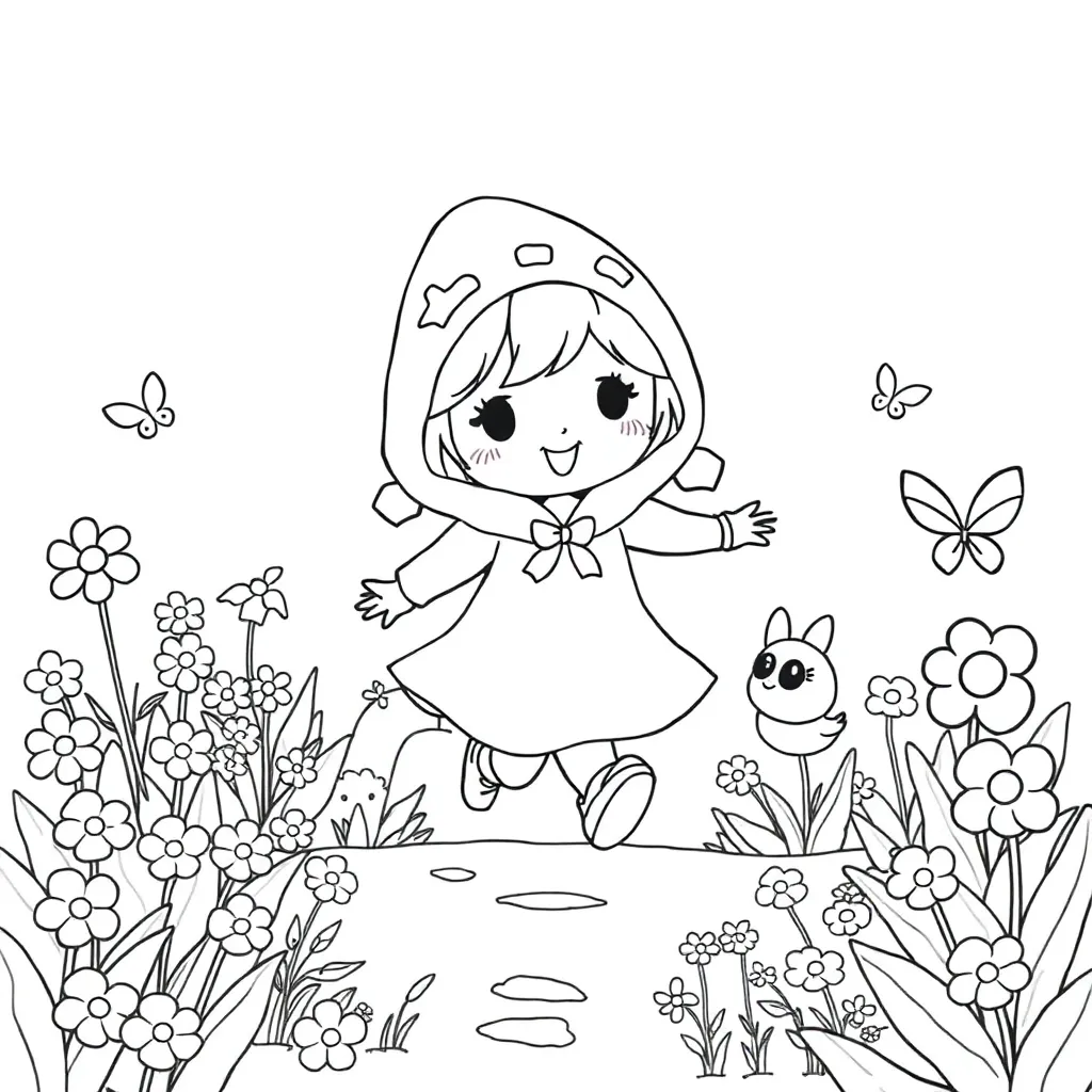 My Melody coloring page