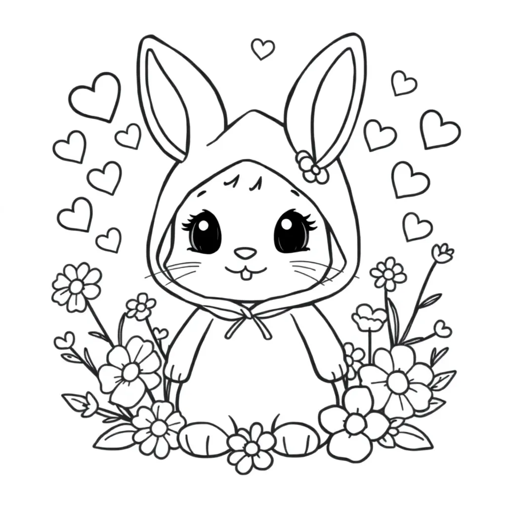 My Melody coloring page