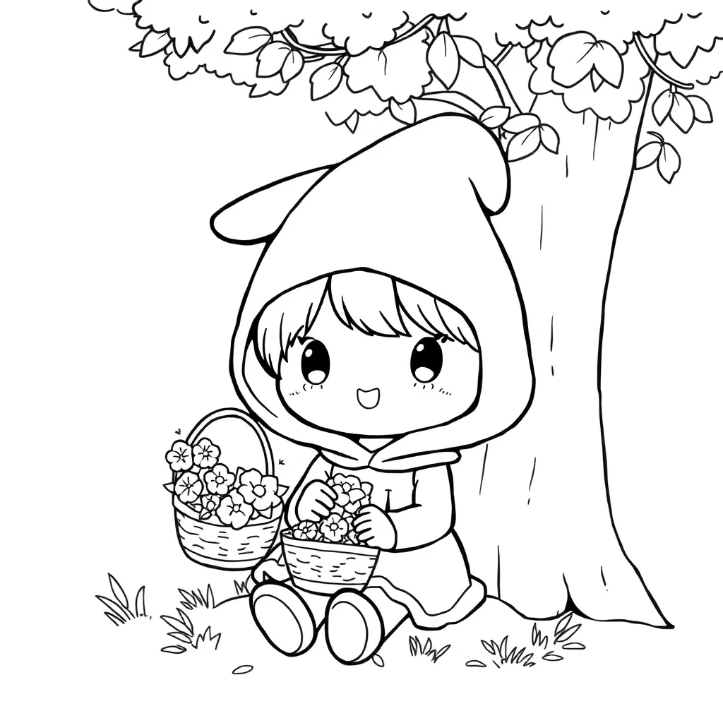 My Melody coloring page