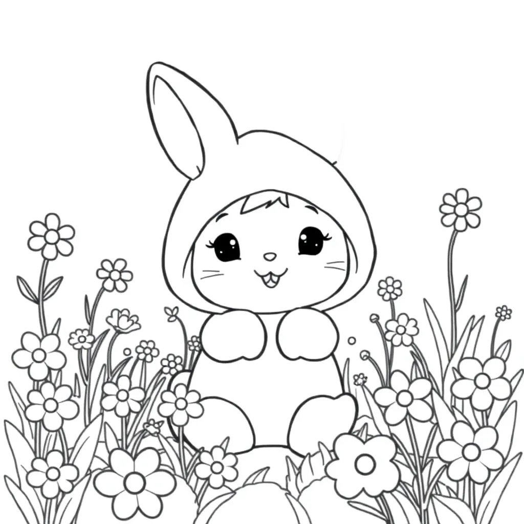 My Melody coloring page