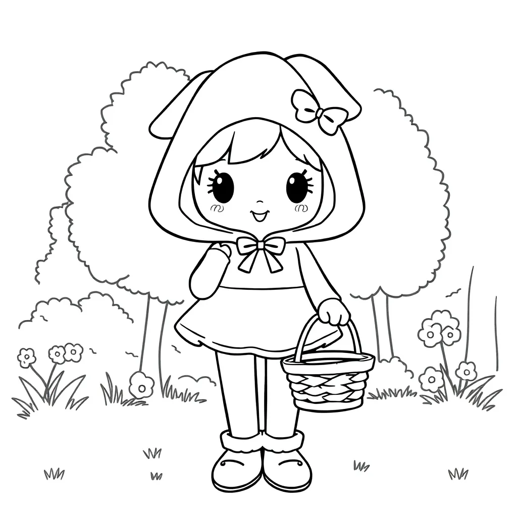 My Melody coloring page