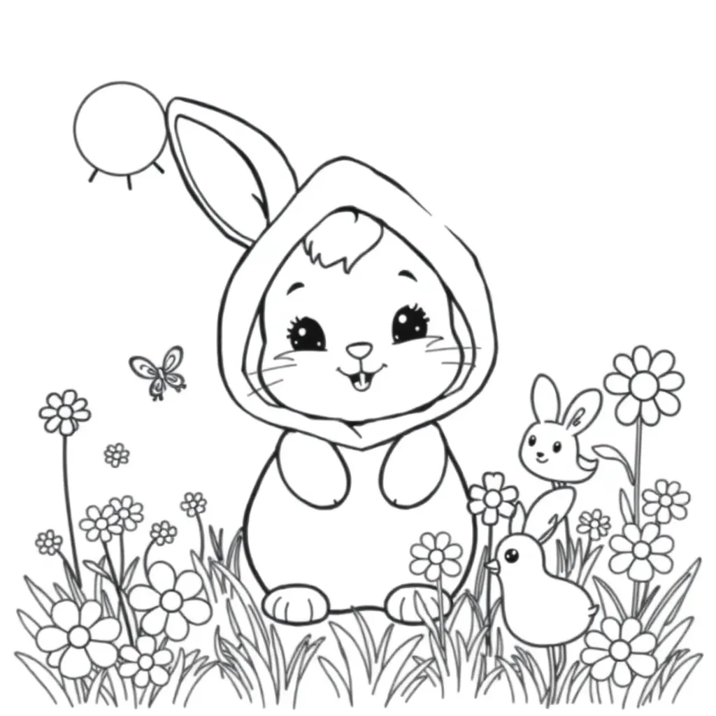 My Melody coloring page