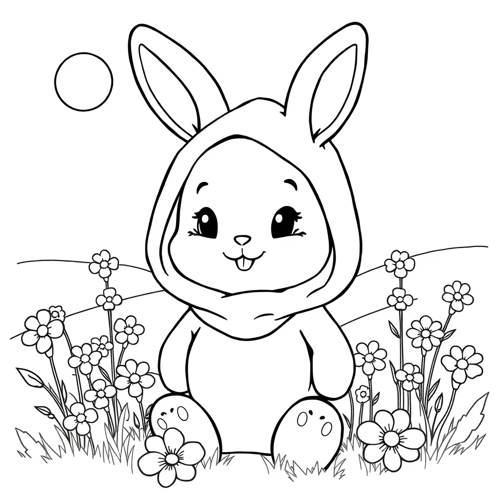 My Melody coloring page