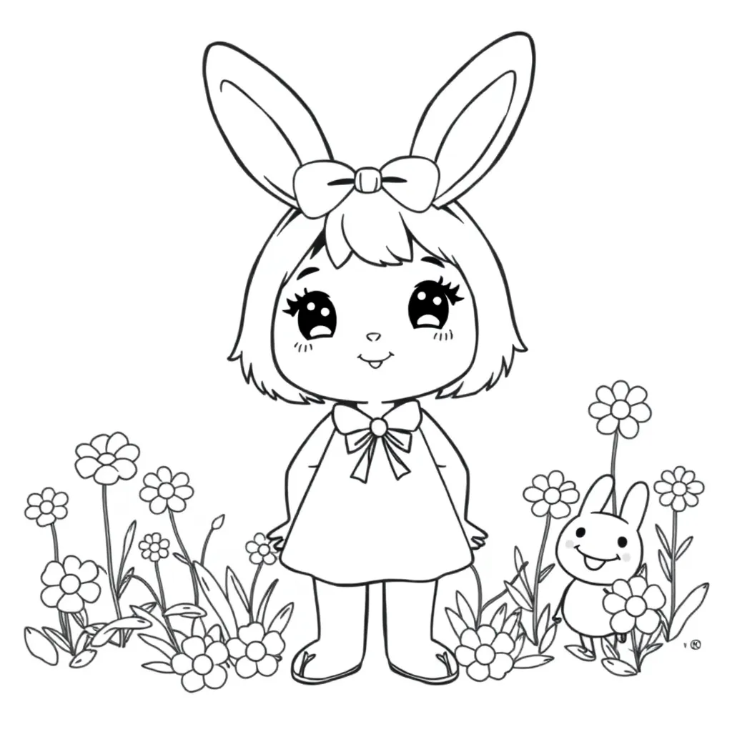 My Melody coloring page