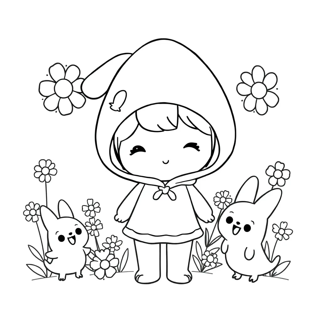 My Melody coloring page
