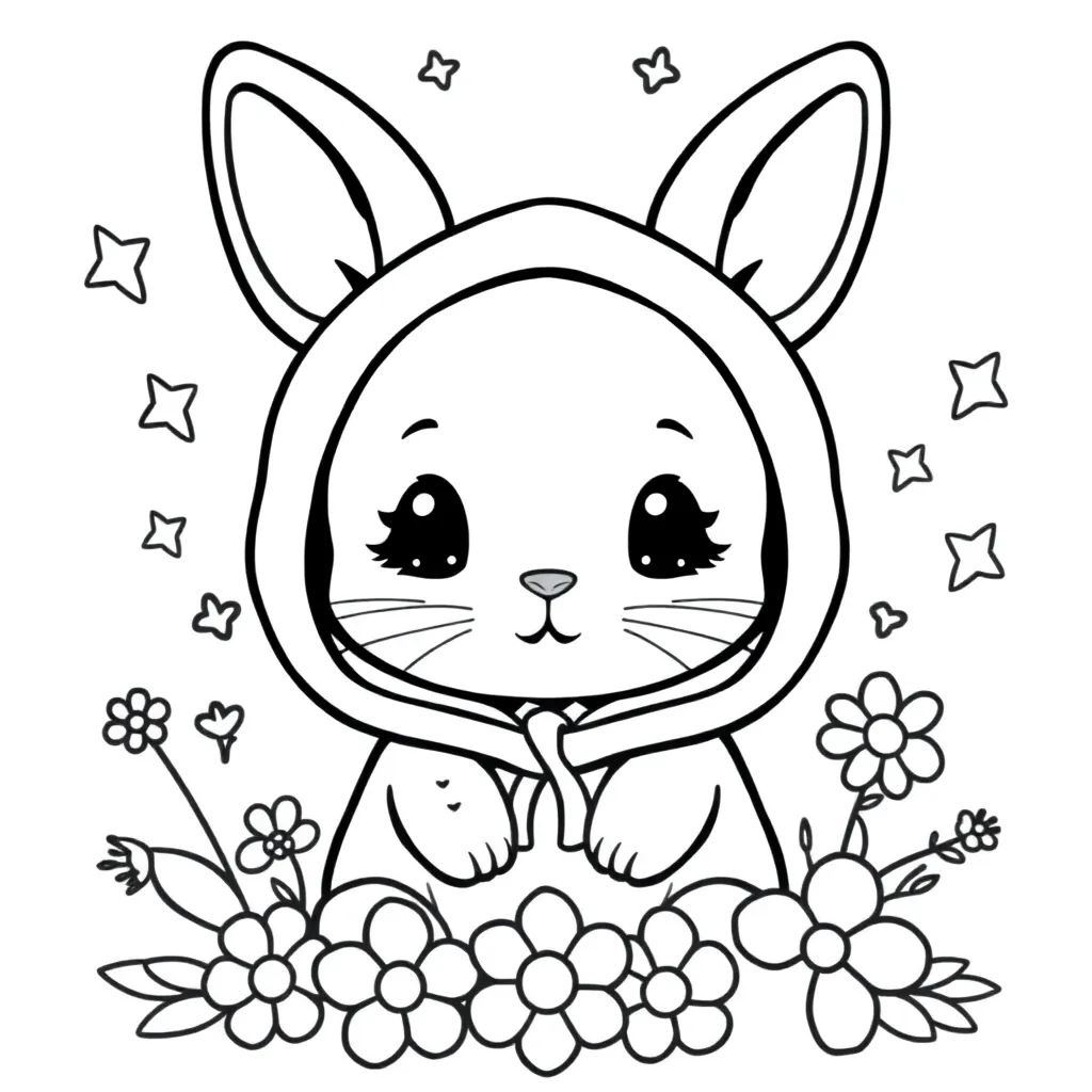 My Melody coloring page