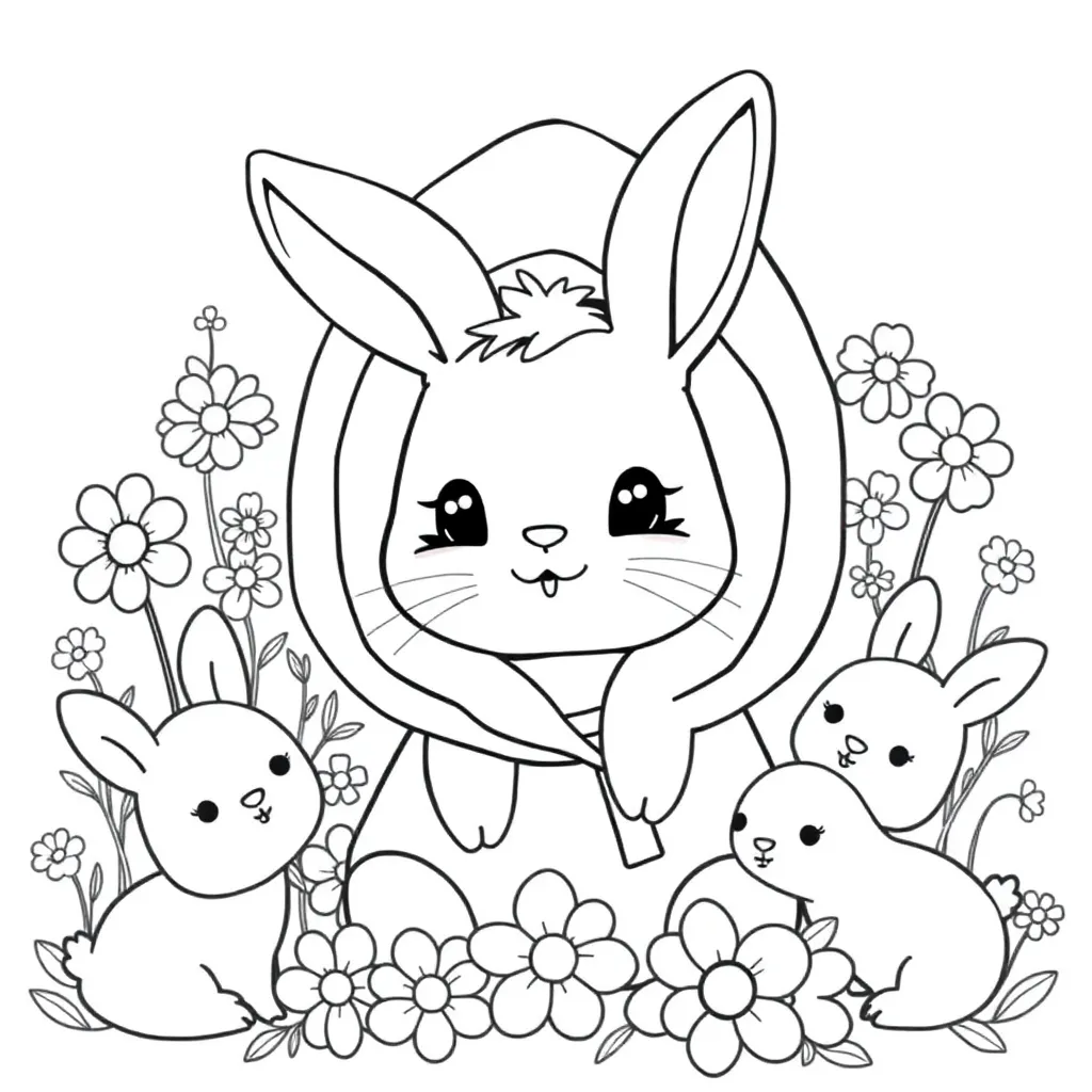 My Melody coloring page