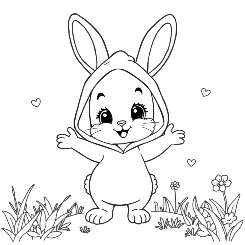 My Melody coloring page