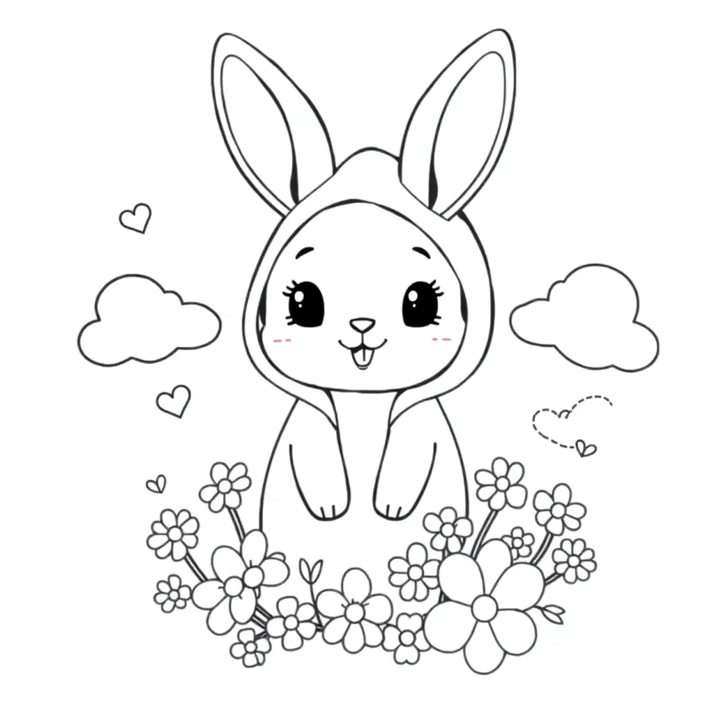 My Melody coloring page