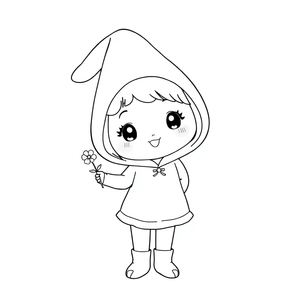 My Melody coloring page
