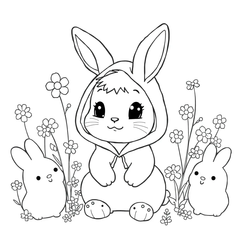 My Melody coloring page