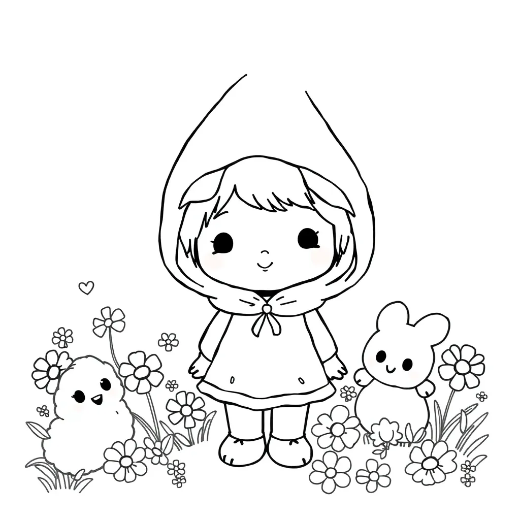 My Melody coloring page