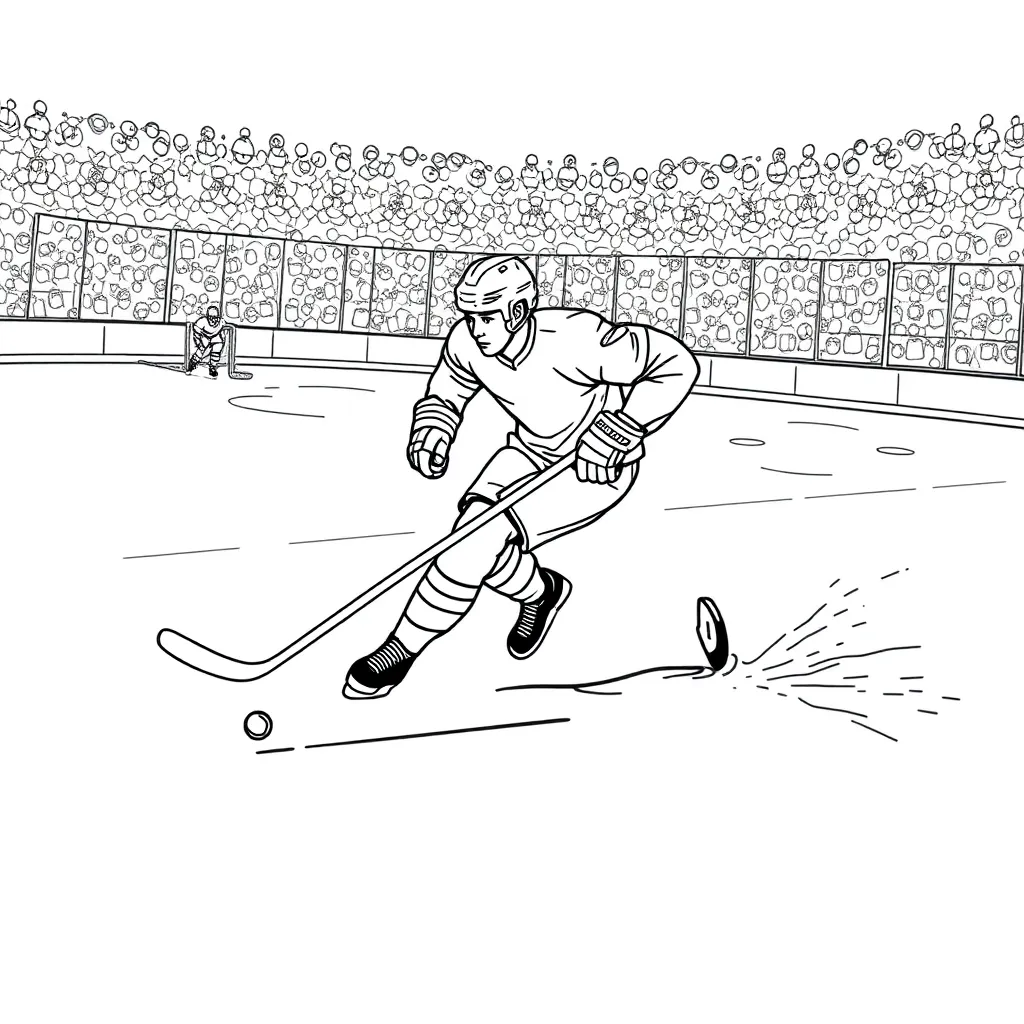 NHL & Hockey coloring page
