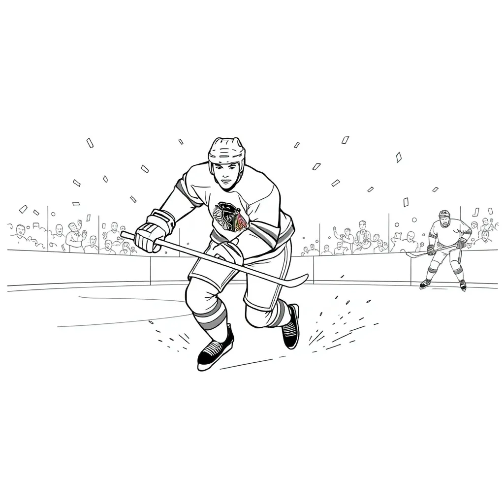 NHL & Hockey coloring page