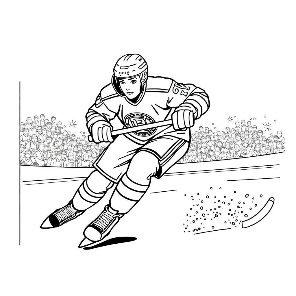 NHL & Hockey coloring page