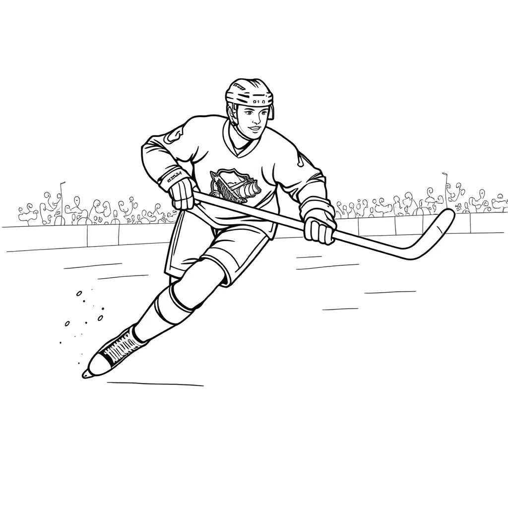 NHL & Hockey coloring page