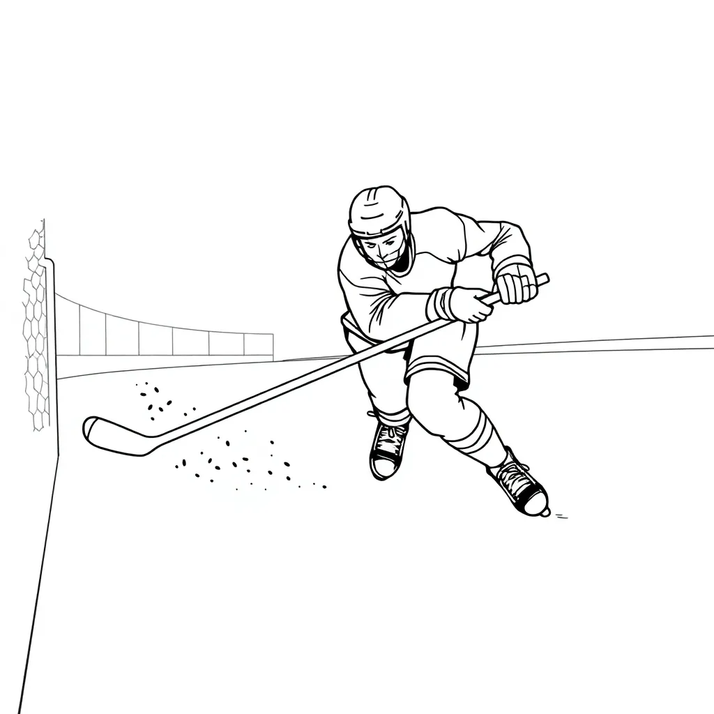 NHL & Hockey coloring page