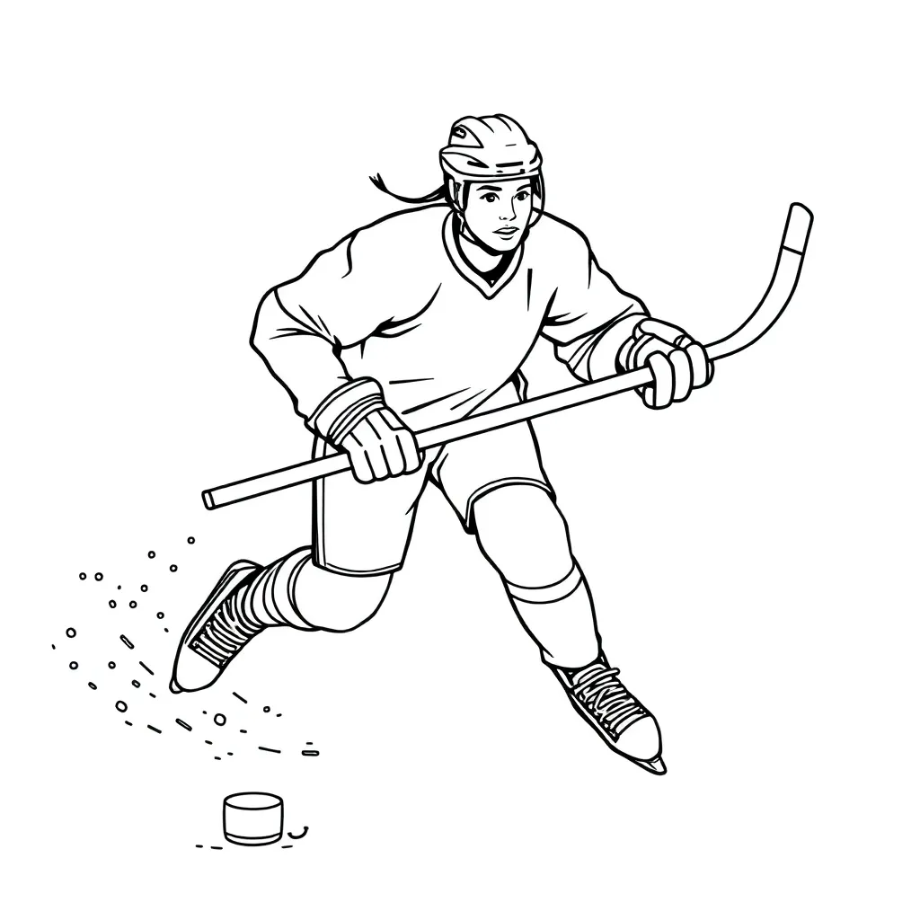 NHL & Hockey coloring page