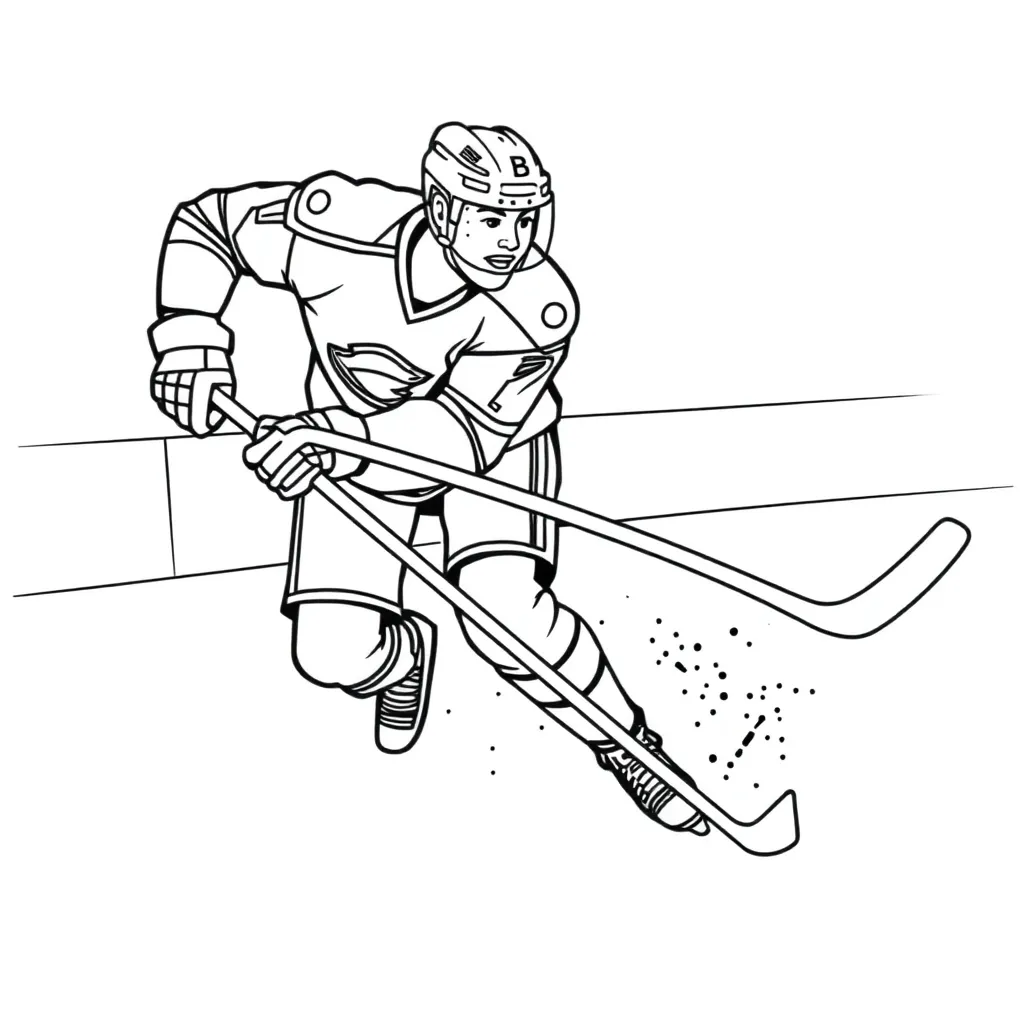 NHL & Hockey coloring page