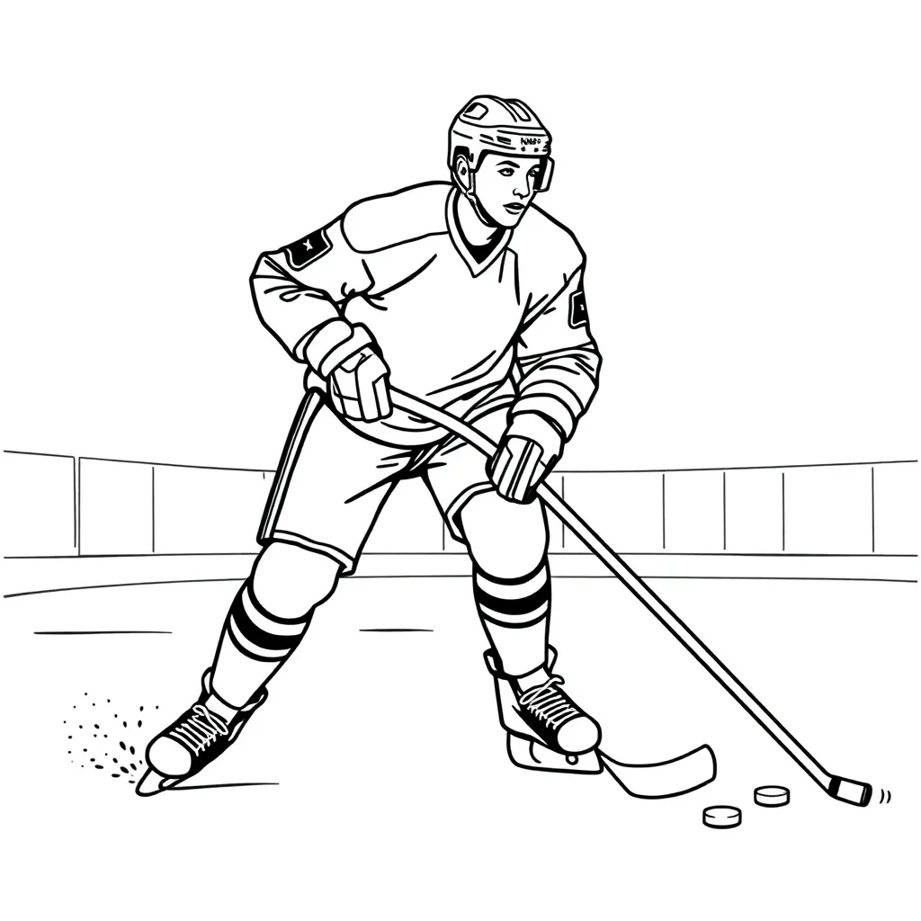 NHL & Hockey coloring page