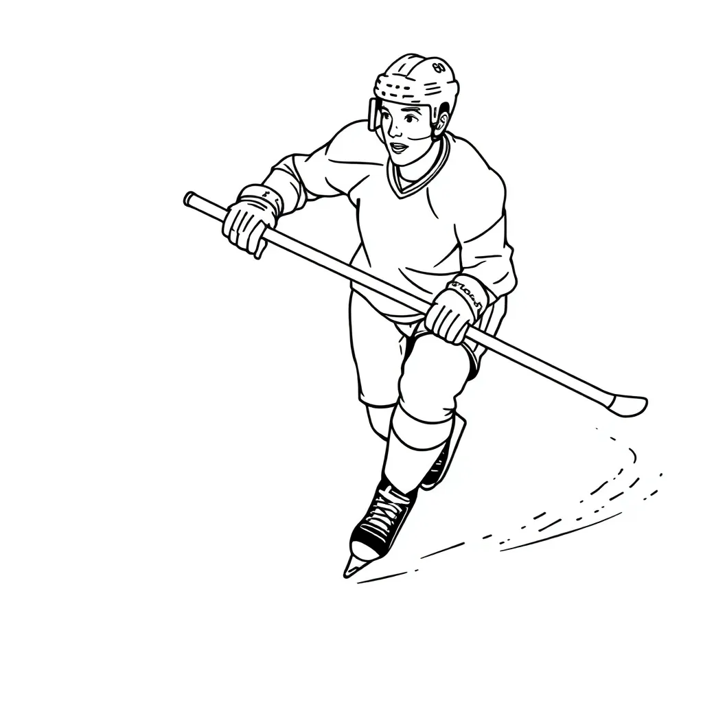 NHL & Hockey coloring page
