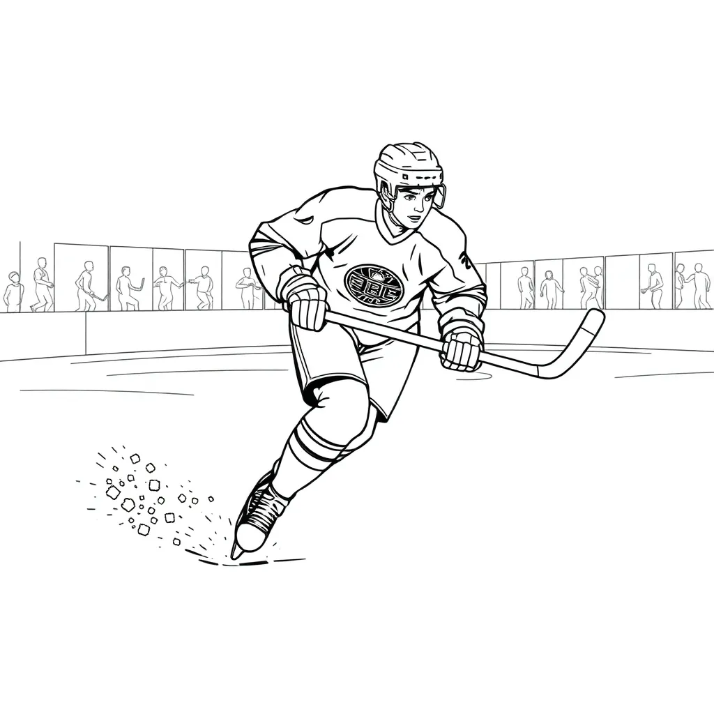 NHL & Hockey coloring page
