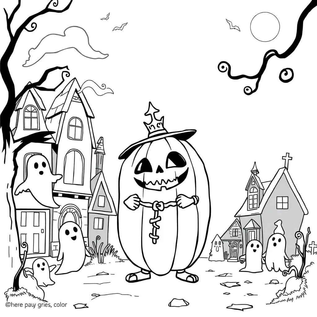 Nightmare Before Christmas coloring page