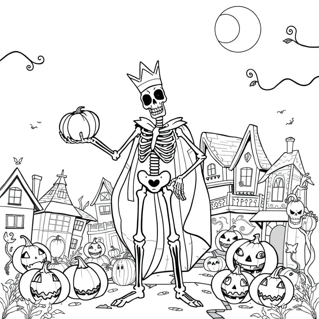 Nightmare Before Christmas coloring page