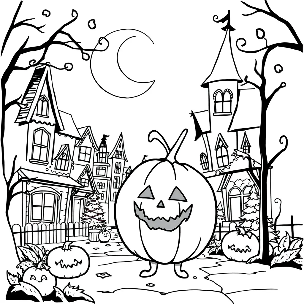 Nightmare Before Christmas coloring page