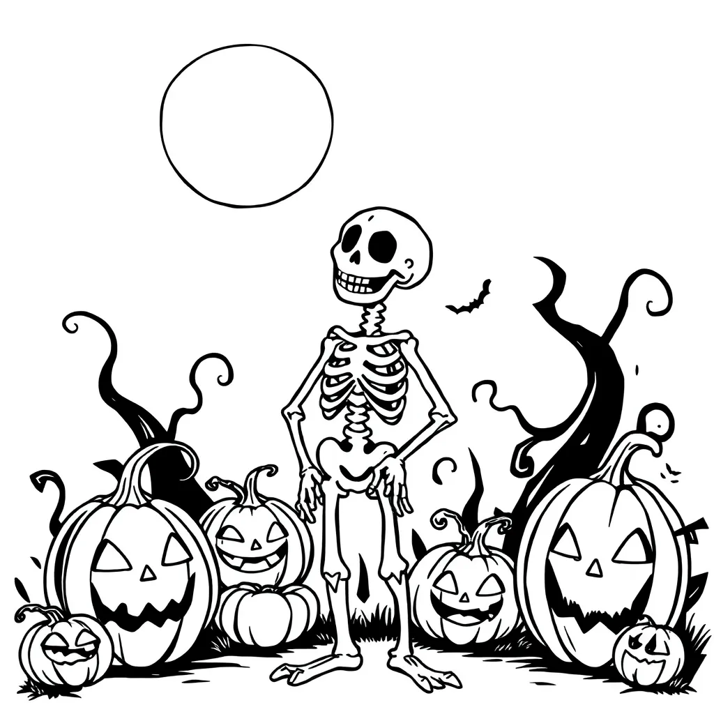Nightmare Before Christmas coloring page
