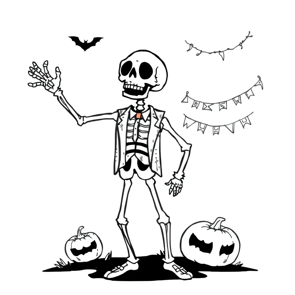 Nightmare Before Christmas coloring page